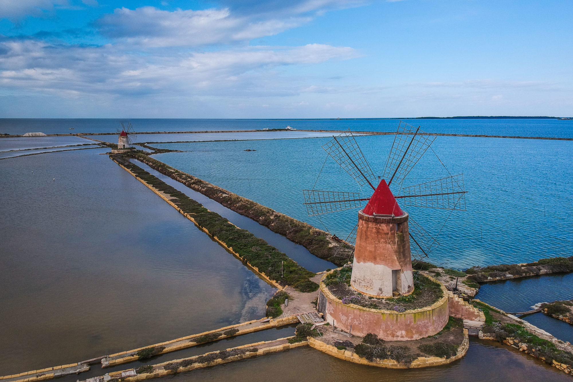 Saline of the Laguna Marsala