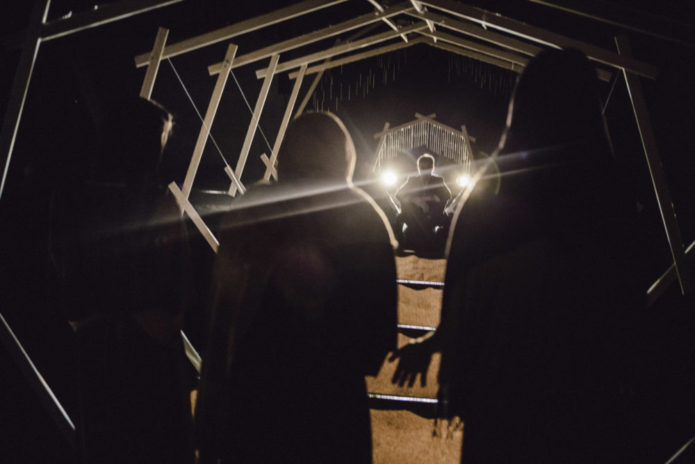 Fotografie z próby spektaklu Kogo Szukacie – Znak Jonasza